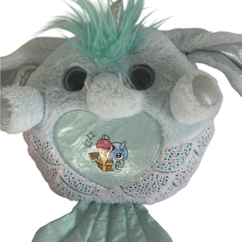 ZURU Rainbocorns Mint Plush Mermaidcorn Elephant Stuffed Animal